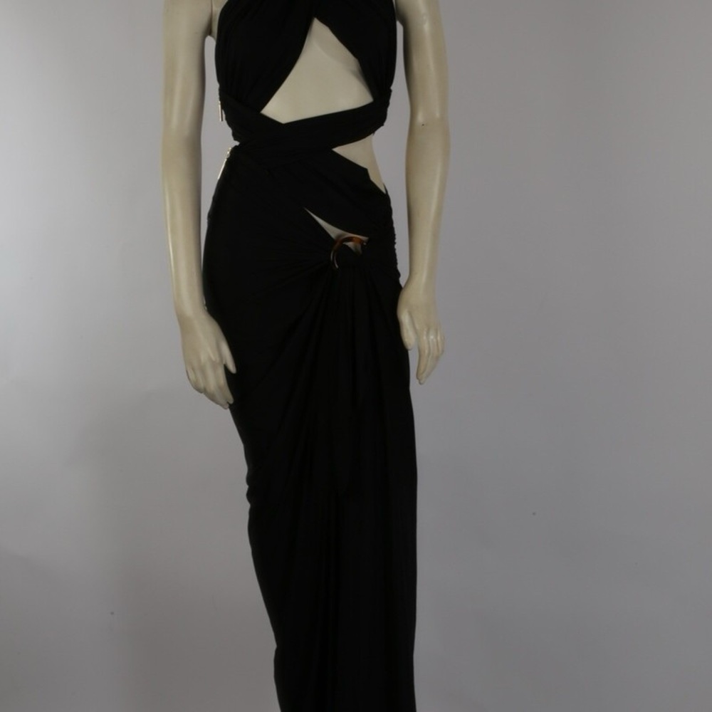 Bronx and Banco Black Cutout Dress